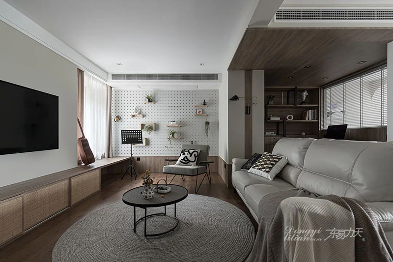 鄭州家裝公司|137㎡木質家居，簡潔舒適的家！